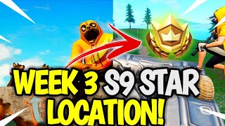 Season 9 Week 3 Secret Star Location! Fortnite SEASON 9 Week 3 Star LOCATION!