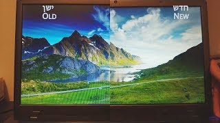 Samsung NP355V5C-01IL LCD Upgrade from TN to IPS [LG LP156WHA (SL)(L1)]