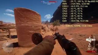 Battlefield 1 - MSI R9 380 4GB + i5-6400 Gameplay Ultra (FPS BENCHMARK)