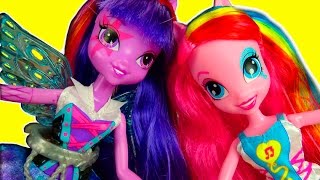 Девочки Пони распаковка Пони my little pony май литл пони видео для детей для девочек канал Леночки