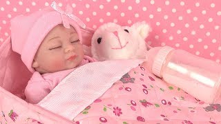 Poupon Réaliste Reborn Ena Doll ? Poupée Bébé en Tenue Rose