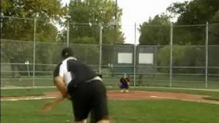 How to Pitch a Baseball : Breaking Ball Baseball Pitch Demonstration
