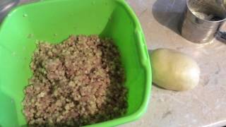Сочные манты с мясом и картофелем