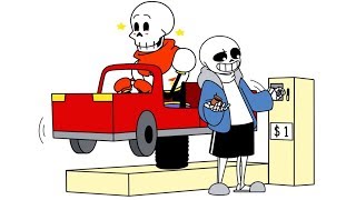 Cute Frisk, Sans ... and Papyrus【Undertale Comic Dub Compilation】