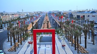طريق الملك عبدالله بالرياض | تصوير جوي