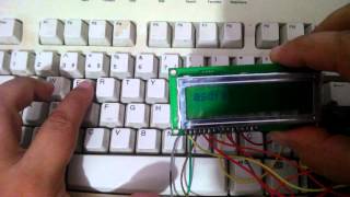 MikroC+STM32+Uart+2*16 LCD