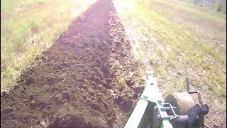 ПАХОТА МТЗ 82 С ПЛУГОМ БОМЕТ 4/30  после модернизации