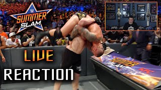 LIVE REACTION: Brock Lesnar vs Randy Orton - WWE SummerSlam 2016