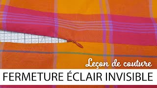 Comment coudre une fermeture éclair invisible | TUTO COUTURE DEBUTANT