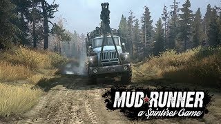 Стрим #56 по Spintires MudRunner Multiplayer карта Шибир ч2