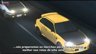 Initial D AE86 (Trueno) vs EK9 (Civic)