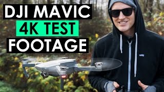 DJI Mavic Pro 4K Test Footage