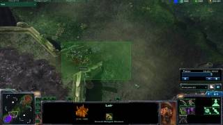 StarCraft 2 Crota (T) vs Flux (Z) on Steppes of War Part 2