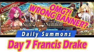 [FGO] OMG?! WRONG BANNER?! Daily Summons Challenge - Day 7 Okeanos Pickup - Fate Grand Order
