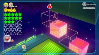 【スーパーマリオ 3Dワールド】1人で2キャラ攻略 (38) 全スター・ハンコ・旗 ノーカット 限界！ミステリーハウス