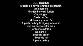 Maite Perroni Ft Marco Di Mauro - A Partir De Hoy (Letra) HD HQ