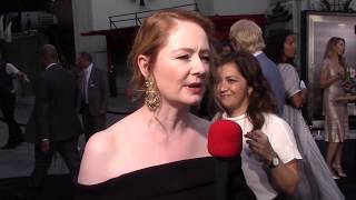 Annabelle: Creation Red Carpet Interview With Miranda Otto!
