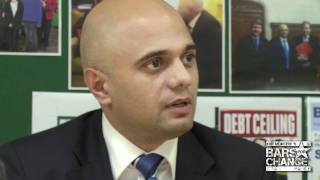 [Bars For Change] Jody McIntyre confronts Sajid Javid MP about the Cuts