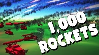 THOUSANDS of ROCKETS Total Tank Simulator Katyusha Gameplay!