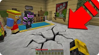 ¡¡APARECE AGUJERO GIGANTE EN MI CASA EN MINECRAFT!! ?