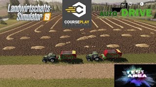 LS19 Autodrive Tutorial - Mit Courseplay & Autodrive gemeinsam Stroh, Gras, oder Heu abfahren.