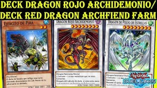 Deck Dragón Rojo Archidemonio Duel Links. Deck Red Dragon Archfiend Duel Links. Deck Farm.