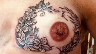 Mastectomy Tattoo by Helen Aldous, Holmfirth, Yorkshire UK