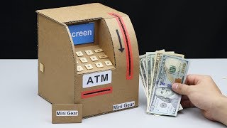 Wow! Amazing DIY ATM Machine from Cardboard