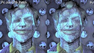 Batman Arkham Knight Pc June 27th Update Patch Vs Pc Old Graphics Comparison