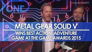 Metal Gear Solid V Wins Best Action/Adventure Game at The Game Awards 2015!