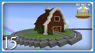 FTB Sky Factory 3 | Chicken Coop Barn! | E15 (Modded Skyblock Minecraft 1.10.2)