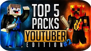 Top 5 Texture Packs Minecraft YouTubers Use #2 (YouTuber Edition) | ARplayz