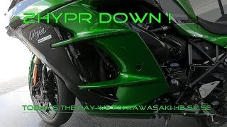 2HYPRDOWN! Crashed Kawasaki H2 SX SE gets repaired - cheaper than you think!