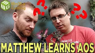 Matthew Learns Sylvaneth (vs Stormcast Eternals) Game 1 - Age of Sigmar Battle Report