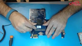 Ремонт ноутбука. Замена трубки системы охлаждения в ноутбуке HP 255 250 G3