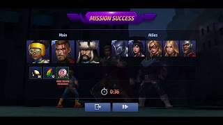 T2 Thor (Ragnarok uniform) Vs Corvus Glaive World Boss - Marvel Future Fight