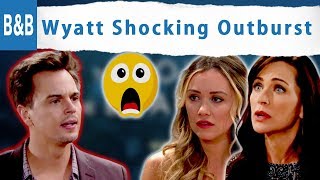 Wyatt Learns Quinn Manipulation - Bursts Out At Mom For Meddling | B&B Spoilers