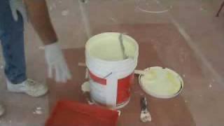How to paint an interior wall: tools needed for applying the "primer"