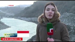В селении Чишки продолжается строительство крупного моста длиной 162 метра