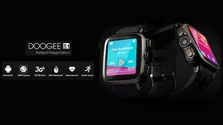 DOOGEE S1 Smart Watch Phone 3G Android 4.4 Wifi 5.0MP Camera Heart Rate Calorie Monitor