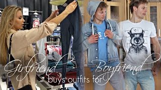 Девушка покупает одежду Парню! /Girlfriend Buys Outfits For Boyfriend!