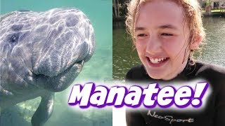 The Best Day of Her Life - Snorkeling with Manatees!