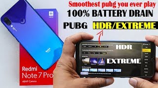 Smoothest pubg you ever play #Redmi Note 7 Pro PubG Extreme /HDR  #100%battery drain