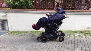 TestDrive della Permobil F5 Corpus con il nostro Antonio • disabiliabili.net