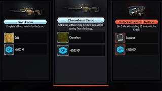 HOW TO GET LOCUS BLOODTHIRSTY MEDALS! |GOLD CAMO| BLACK OPS 3