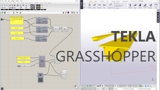 Построение криволинейной балки в Tekla с использованием Grasshopper и Excel
