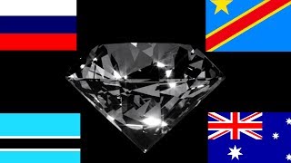 Los 5 PAÍSES con más DIAMANTES del MUNDO
