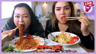 กินมาม่าเกาหลีเผ็ดx3 Korea noodles x3extra thai chilli ??????