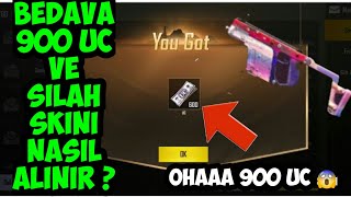 PUBG MOBİLE BEDAVA 900 UC VE SİLAH SKİNİ NASIL ALINIR? (hile gibi) taktik