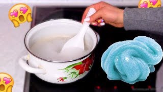КАК ВАРИТЬ КЛЕЙ ДЛЯ СЛАЙМОВ / ОГРОМНЫЙ ЛИЗУН ИЗ ПВС / ВАРИМ КЛЕЙ ДЛЯ ЛИЗУНА